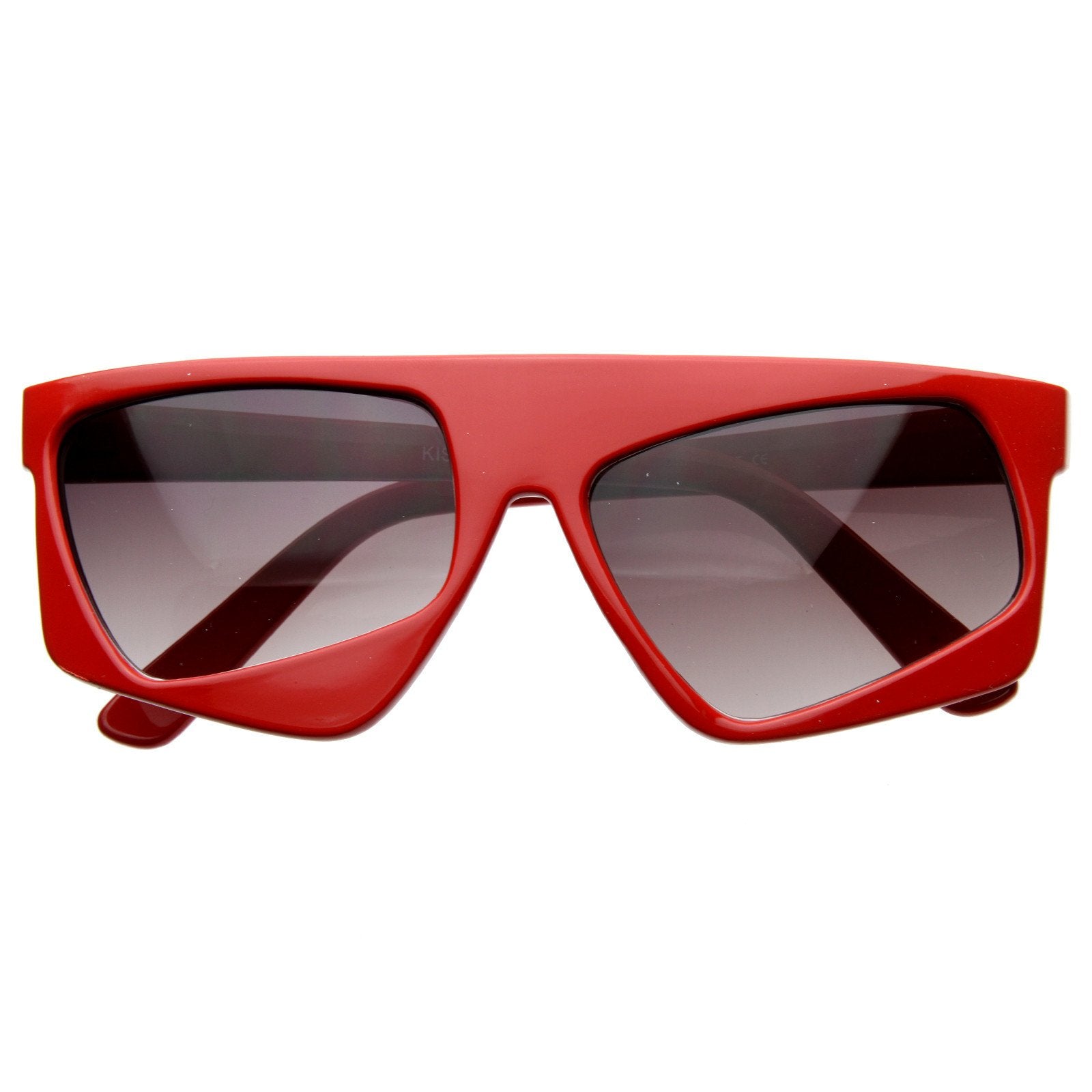 Retro Futuristic 80's Fashion Asymmetric Tilted Lens Sunglasses 8124 ...