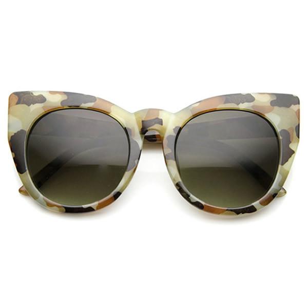 Gafas de sol estilo ojo de gato estilo retro de los años 60 para mujer 9799