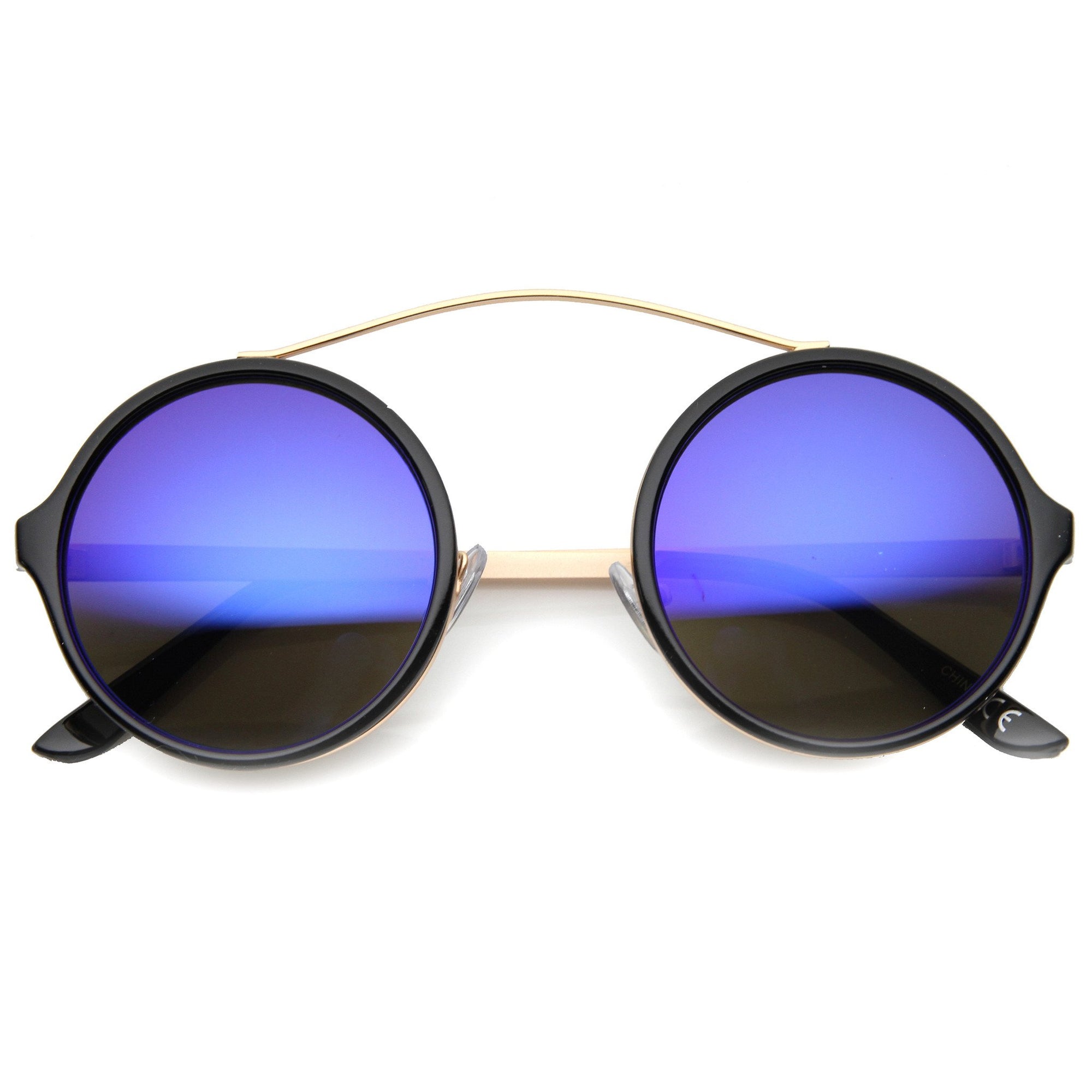 Trendy Round Fashion Sunglasses - zeroUV