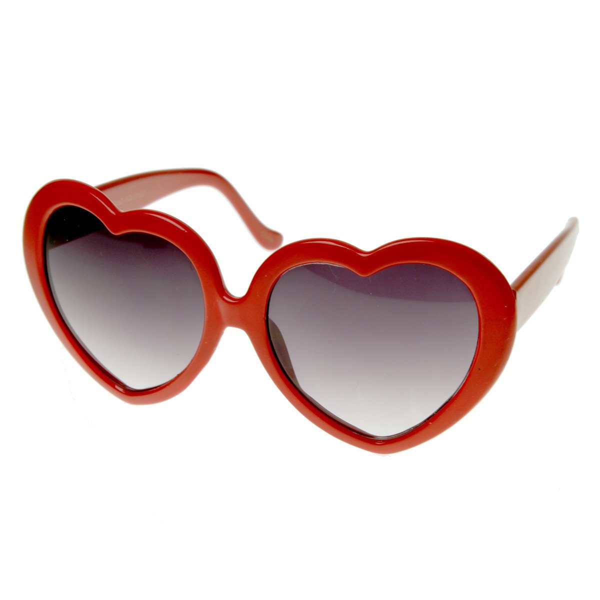 heart goggle Cute Women's Lolita Sweet Heart Shape Sunglasses Hot Pink