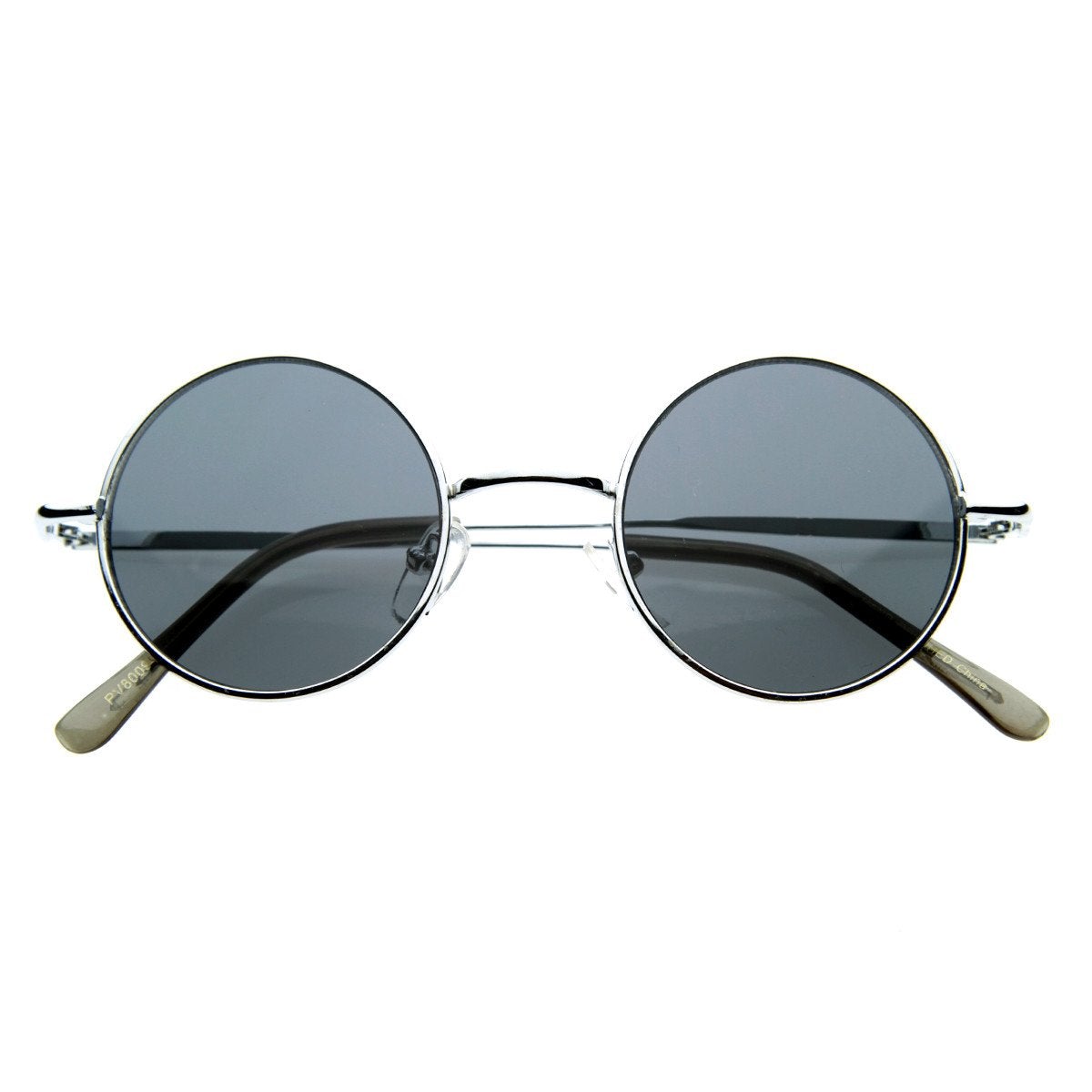 Pequeñas gafas de sol redondas estilo Lennon retro 8237