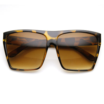 Gafas de sol hipster cuadradas de gran tamaño con bloque retro 9259