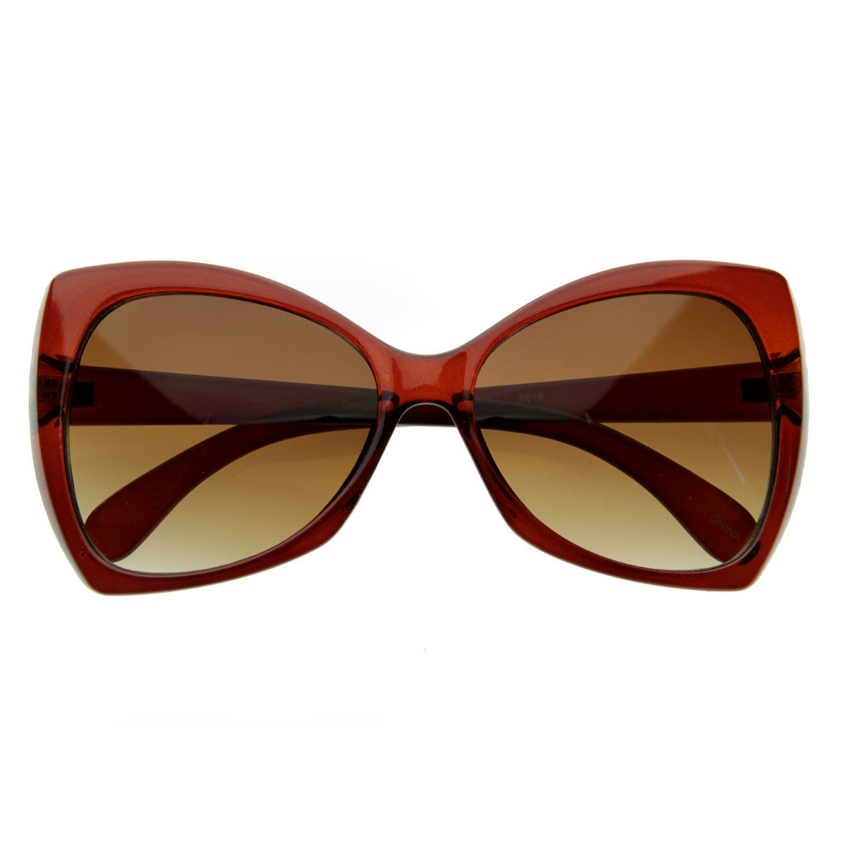 Nuevas gafas de sol de mariposa con punta puntiaguda de diseñador para mujer 8242