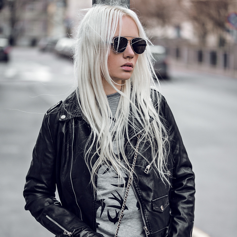 Modern Fashion Panto Flat Front Metal Sunglasses zeroUV