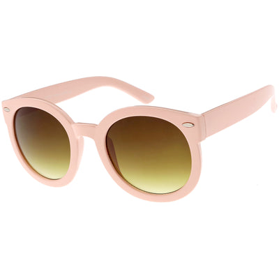 Gafas de sol de moda retro de gran tamaño redondas de diseñador para mujer 8623