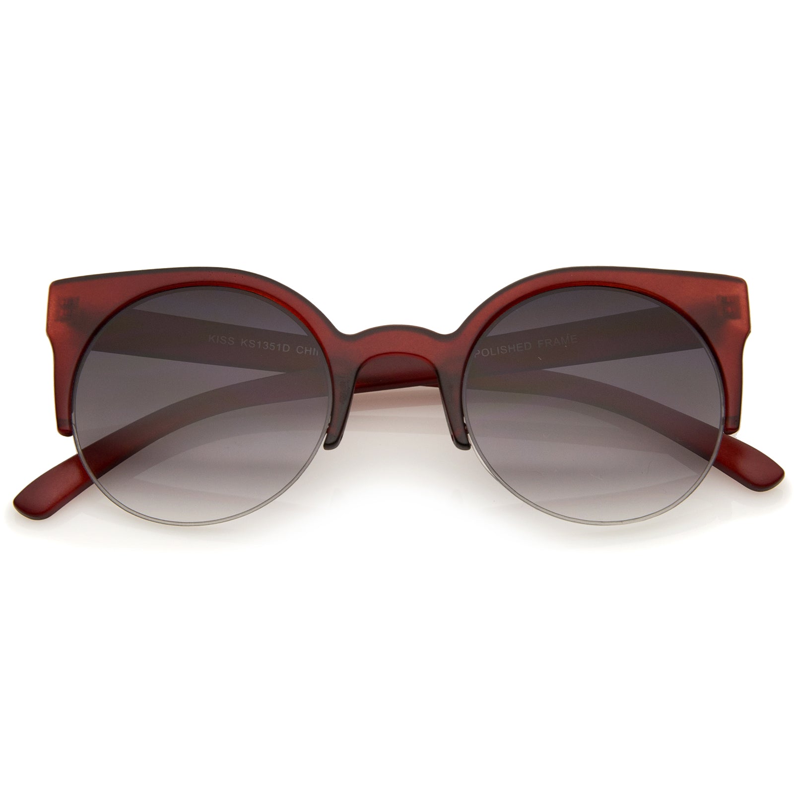 Gafas de sol estilo ojo de gato con círculo redondo retro súper modernas 8760