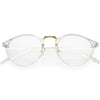 Vintage Dapper Indie Fashion Lentes Transparentes Gafas Redondas 8768