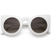 Gafas de sol estilo ojo de gato en punta, circulares, redondas y extragrandes de diseñador