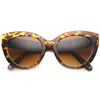 Gafas de sol estilo ojo de gato retro extragrandes de los años 50 para mujer 9742