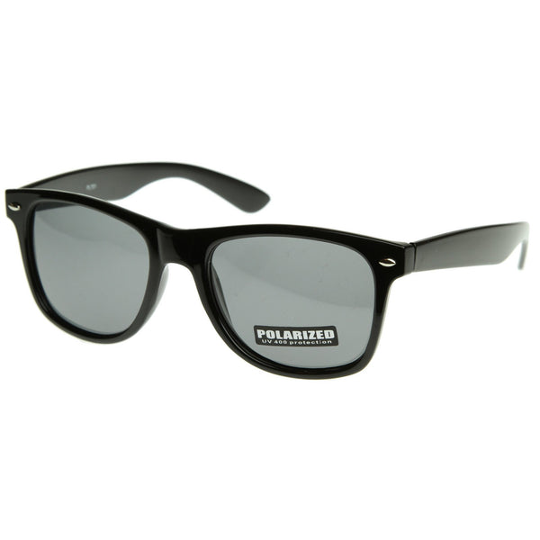Polarized Lens Retro Fashion Wayfarer Sunglasses - zeroUV