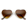 Lindas gafas de sol Love Lolita con forma de corazón de metal 8737