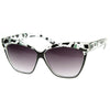 Gafas de sol de moda con punta puntiaguda y ojo de gato de gran tamaño y cejas altas 8521