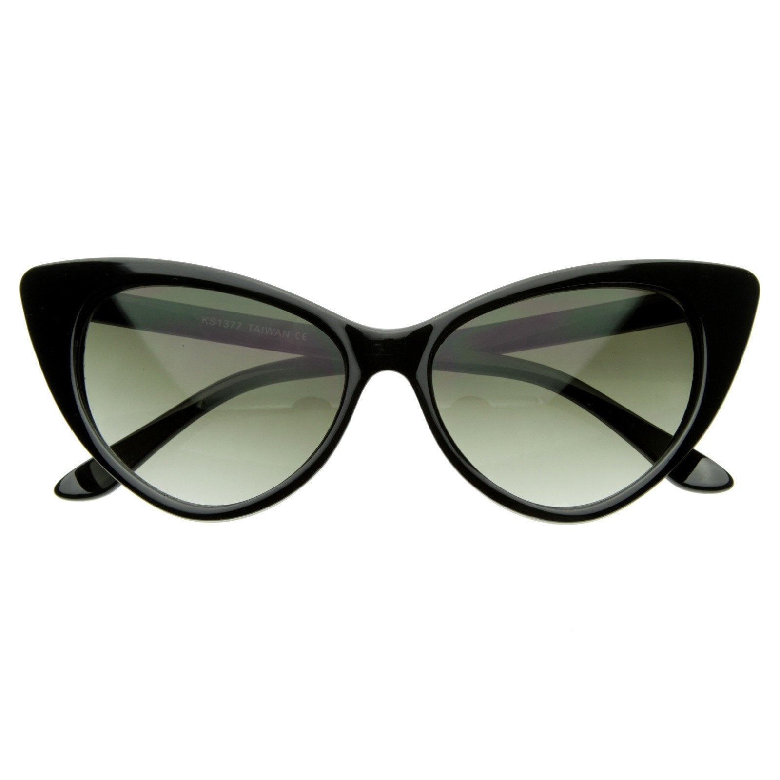 Gafas de sol de ojo de gato puntiagudas con punta caliente de celebridades 8371