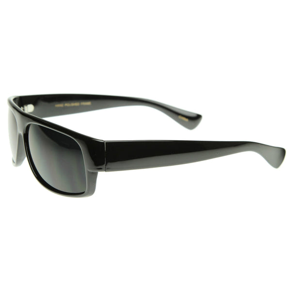 Retro 1980's Hip Hop Flat Top Gangster Sunglasses - zeroUV