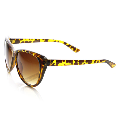 Gafas de sol estilo ojo de gato de moda retro de gran tamaño para mujer 9151