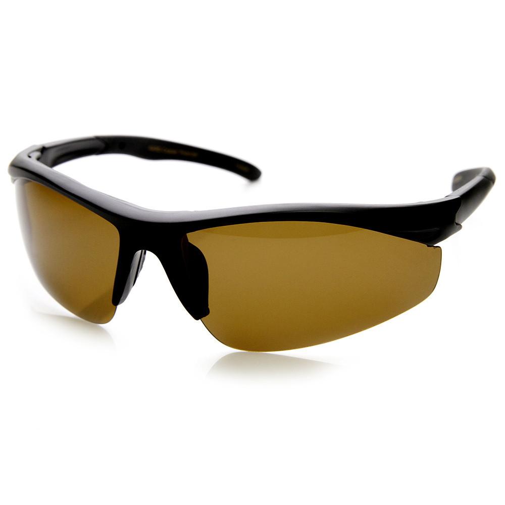 Hilton Bay TR18 Sports Wrap Unbreakable Sunglasses for Men and