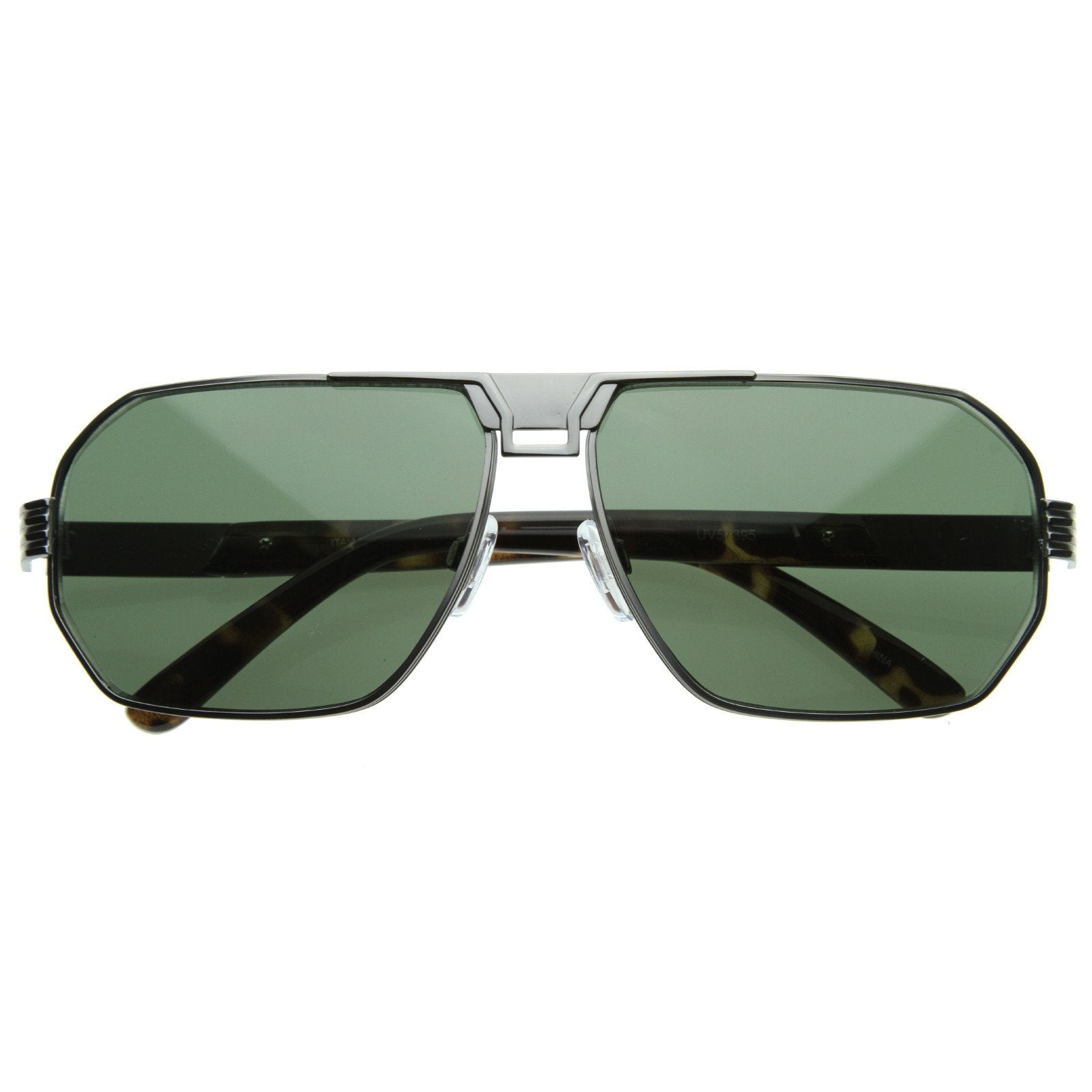 Iconic Retro Aviator Sunglasses zeroUV Eyewear Tagged square