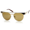Gafas de sol de aviador redondas y planas de moda Retrotastic Future Fashion 9132