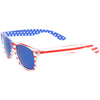 Festival USA 9960 - Gafas de sol con lentes espejadas y estrellas y rayas
