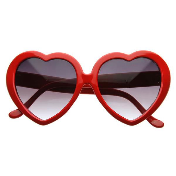 Celebrity Sweet Heart Shape Sunglasses - zeroUV