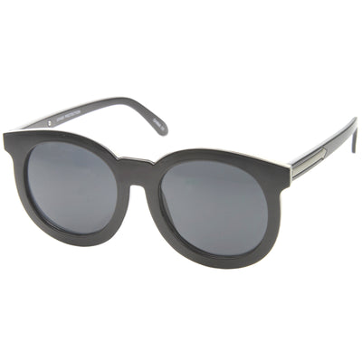 Gafas de sol con lentes planas y borde redondo para mujer A136