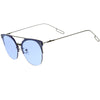 Modernas gafas de sol ultradelgadas y sin montura Pantos con lentes planas A393