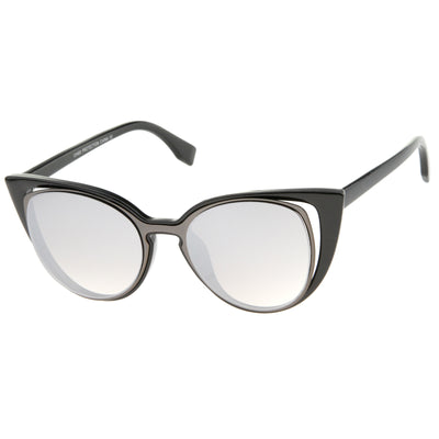 Gafas de sol Cay Eye con inserción cortada con láser para mujer únicas A488