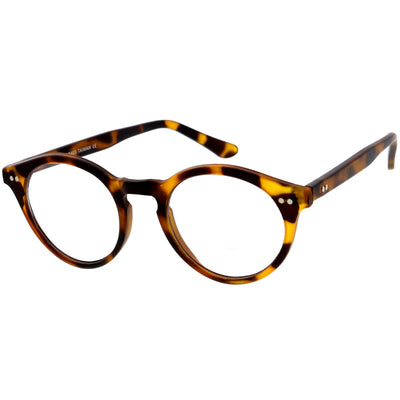 Gafas redondas pequeñas con lentes transparentes europeas vintage 8403