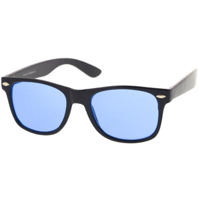 Gafas de sol con montura en forma de cuerno y lentes tintadas de color de edición limitada 8803