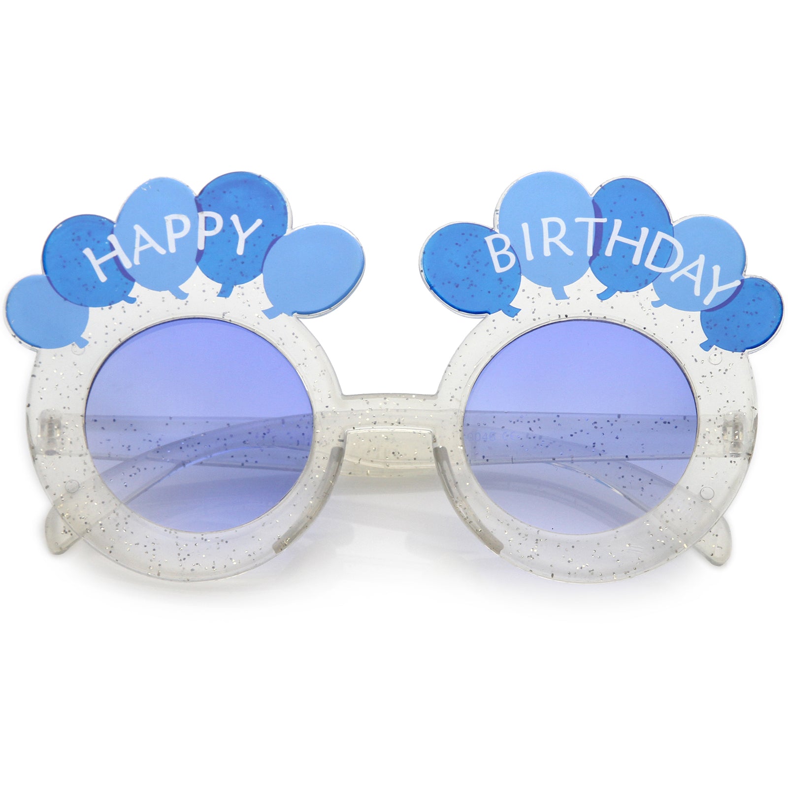 Novedad, gafas de sol redondas con globos para fiesta de feliz cumpleaños C169
