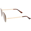 Gafas de sol de aviador con lentes planas minimalistas modernas y retro C311
