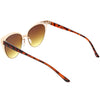 Gafas de sol estilo ojo de gato con lentes degradados y diseño de encaje vintage para mujer C314