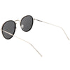 Gafas de sol de aviador con lentes planas espejadas europeas modernas C317