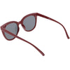 Gafas de sol tipo ojo de gato con lentes infinitas planas extragrandes para mujer C340