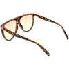 Gafas de sol de aviador con lentes degradados de colores, estilo retro, de gran tamaño, con parte superior plana, C391
