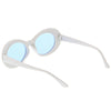 Gafas de sol retro de los años 90 con lentes de tono de color ovaladas y redondas C441
