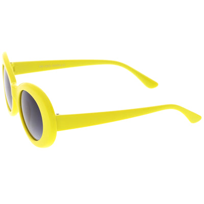Gafas de sol con lentes ovaladas, estilo retro, coloridas, de los años 90, C449