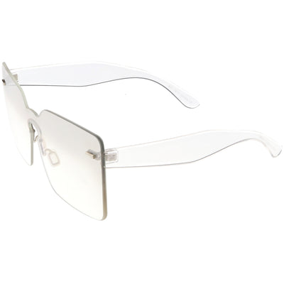 Gafas de sol mono lentes modernas retro cuadradas de gran tamaño C483