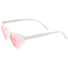 Gafas de sol retro con lentes de color ojo de gato y ángulo lateral para mujer C510