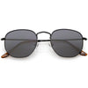 Retro Dapper Indie Modern Flat Geometric Lens Sunglasses C518