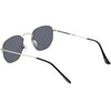 Gafas de sol retro Dapper Indie modernas con lentes geométricas planas C518