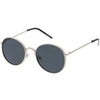 Gafas de sol elegantes, redondas, retro, modernas, con lentes planas, independientes, C519