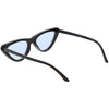 Gafas de sol estilo ojo de gato con lentes planas en tono de color estrecho retro de los años 1990 C522