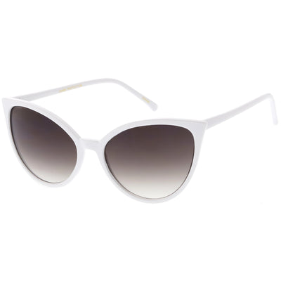 Gafas de sol retro estilo ojo de gato con punta angular para mujer C554