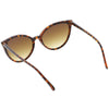 Gafas de sol retro estilo ojo de gato con punta angular para mujer C554