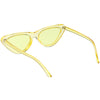 Gafas de sol estilo ojo de gato para mujer, coloridas, retro, indie, festival, finas, C560