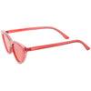Gafas de sol estilo ojo de gato para mujer, coloridas, retro, indie, festival, finas, C560