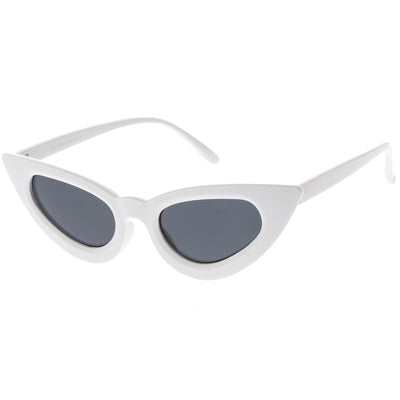Gafas de sol estilo ojo de gato ovaladas retro festival para mujer C572