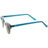 True Vintage Dead Stock gafas de sol coloridas de media montura C573