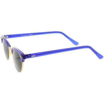 True Vintage Dead Stock gafas de sol coloridas de media montura C573